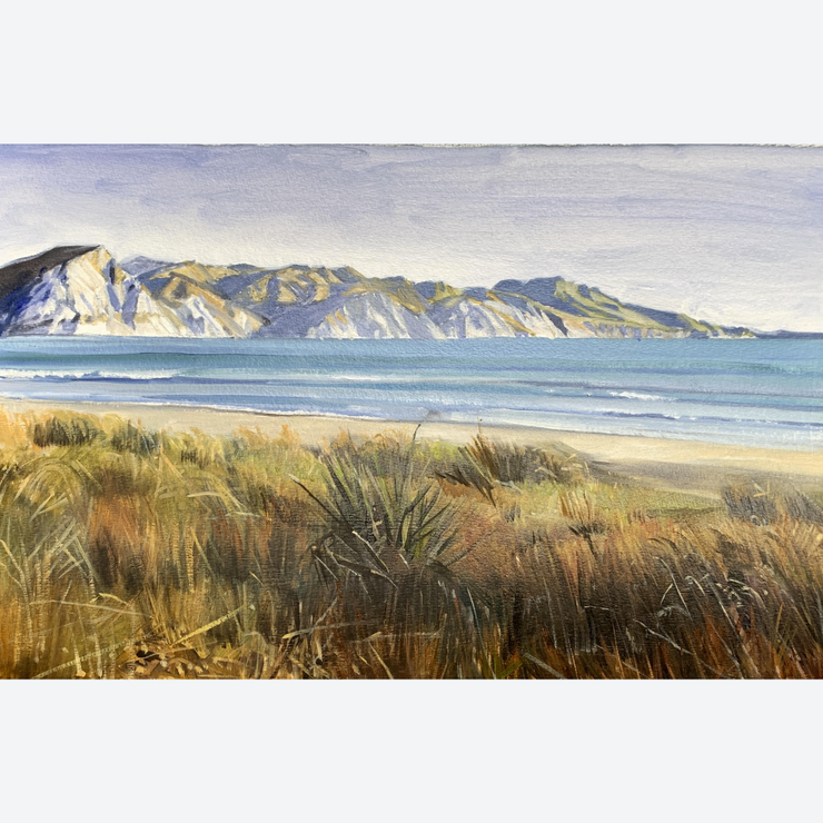 Freeman White Seascape Landscape New Zealand Original Oil Painting Realism Hawkes Bay Contemporary Fine Art Boyd-Dunlop Gallery Ahuriri Contemporary Napier