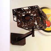 Piwakawaka (Fantail) Black Camera Editioned Sculpture Series The Nature of Surveillance Laser Cut 3D art Sean Crawford 