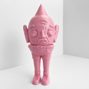 Pink Dunce Digital Sculpted and 3D printed Hamd Cast Resin Limited Edition Sculpture by Illustrator Grimoire