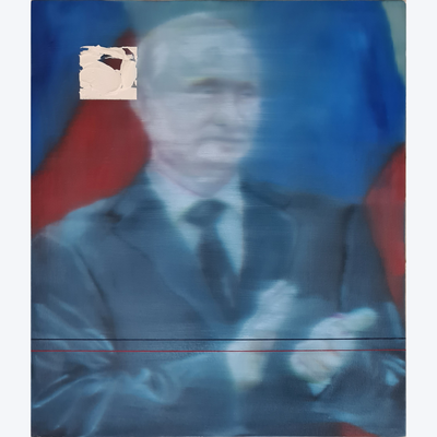 Jamie Chapman Portrait Realism Painting Oil on Canvas Political Art World Leader Politician Boyd-Dunlop Gallery Contemporary Fine Art Napier Hawkes Bay Russia Russian Putin