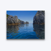 Inlet Mokohinau Boyd-Dunlop Gallery Napier Hawkes Bay Mark Cross Oil Painting Landscape Seascape Water