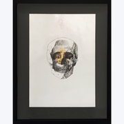 Max Gimblett Limited Edition Screenprint Foil Print Framed Skull N Fine Art Boyd Dunlop Gallery Contemporary Hasting Street Hawkes Bay Napier