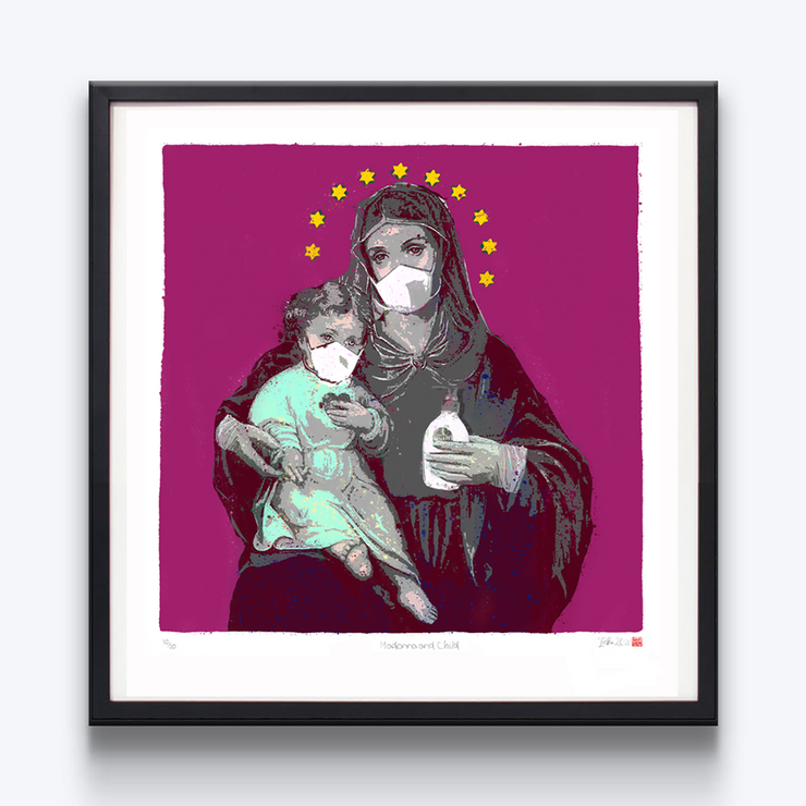 Madonna and Child Boyd-Dunlop Gallery Napier Hawkes Bay Hastings Street Inkii Originals Fine Art Prints Editions Limited