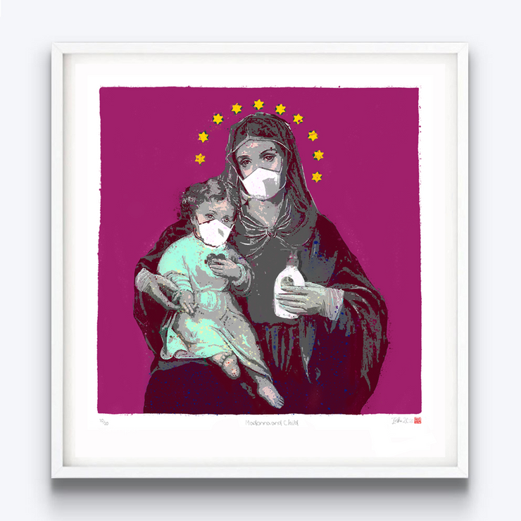 Madonna and Child Boyd-Dunlop Gallery Napier Hawkes Bay Hastings Street Inkii Originals Fine Art Prints Editions Limited