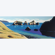 Tony Ogle Limited Edition Screenprint Landscape Seascape Beach NZ New Zealand Artist Fine Art Contemporary Boyd Dunlop Gallery Hawkes Bay Hasting Street Napier