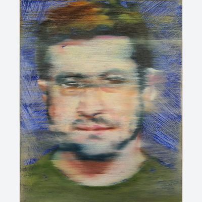 Zelensky Oil painting Politics Politician World Leader Ukraine Russia Boyd-Dunlop Gallery Contemporary Fine Art Portrait