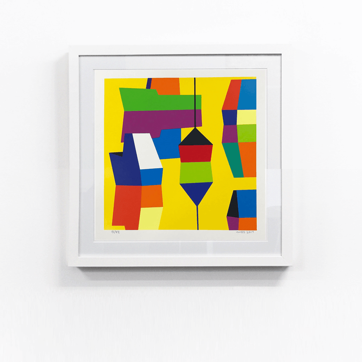 The White Hatch Cover Abstract Michael Smither Limited Edition Screenprints Boyd-Dunlop Gallery