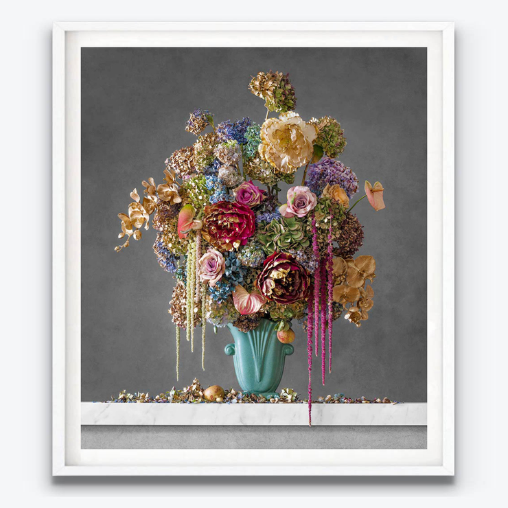 Boyd-Dunlop Gallery Napier Hawkes Bay Emma Bass Photographic Print Fine Art Print Giclee Floral Flowers Vase Roses Dried
