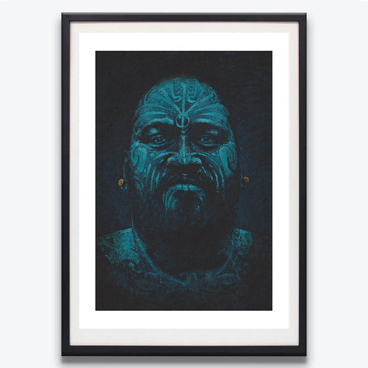 Boyd-Dunlop Gallery Napier Hawkes Bay Gareth Barlow Originals Acrylic on Canvas Tangata Whenua Portraits Maori - Limited Edition Prints the reviver