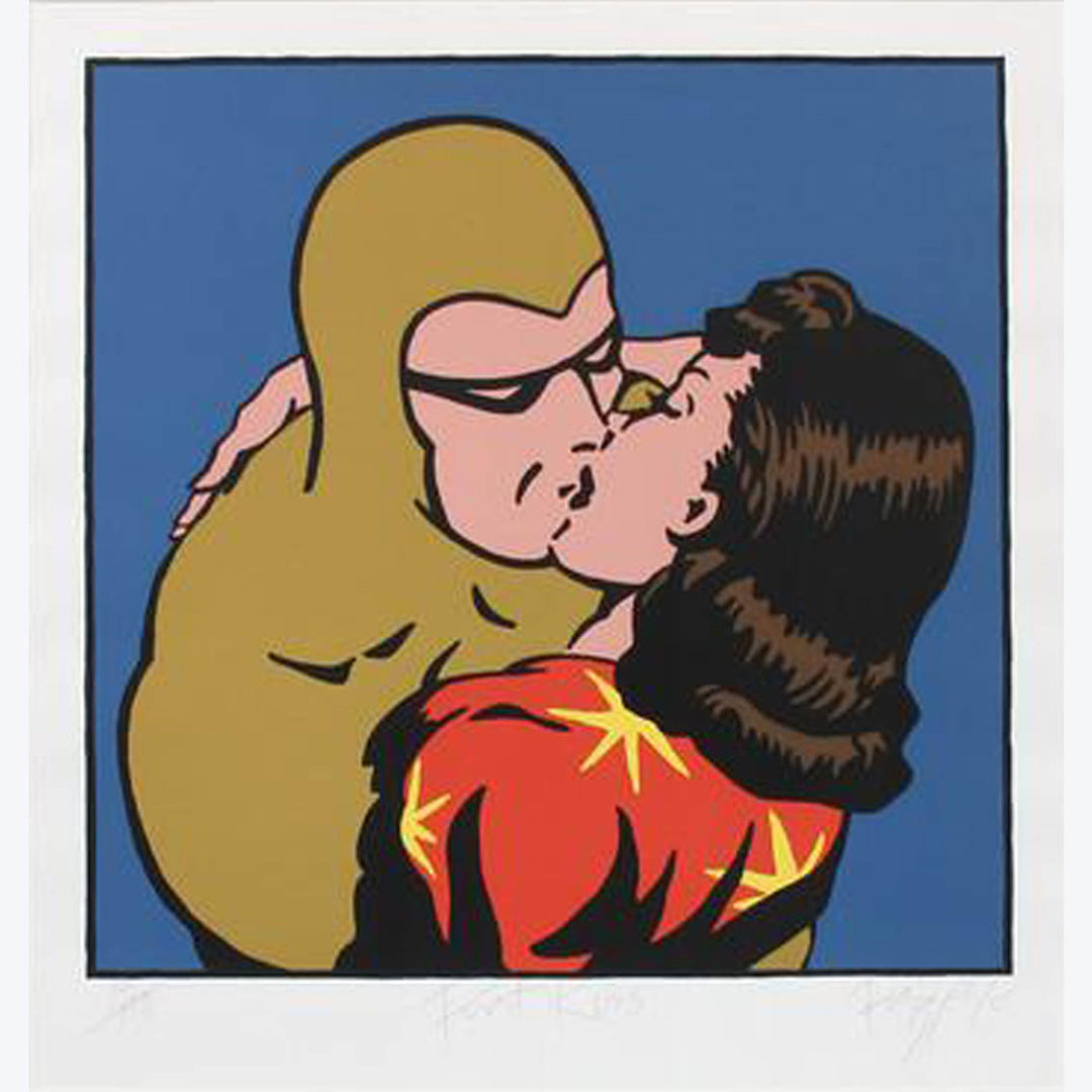 First Kiss - Dick Frizzell - Limited Edition Screen Prints – Boyd