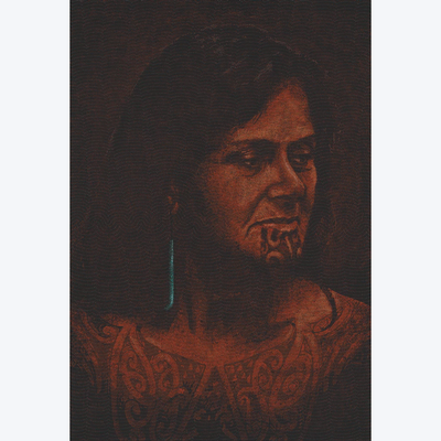  Boyd-Dunlop Gallery Napier Hawkes Bay Gareth Barlow Originals Acrylic on Canvas Tangata Whenua Portraits Maori The Curator Pengelly