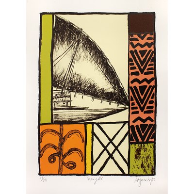Dagmar Dyck Limited Edition Fine Art Prints New Zealand Art Contemporary Abstract Tongan Female Artist Visual Arts