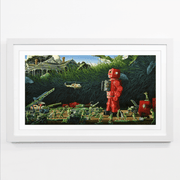 Boyd-Dunlop Gallery Napier Hawkes Bay Ross Jones Limited Edition Prints Landscape Surrealism Realism Oil Painting Scenic Artist Robot Army Men