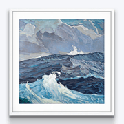 Boyd-Dunlop Gallery Napier Hawkes Bay Hastings Street Dick Frizzell Fine Art Prints Screen Print Editions Limited Advertising illustration painting swell ocean wave